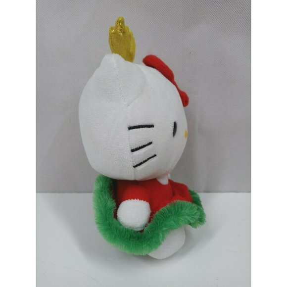 2014 Ty Sanrio Hello Kitty Christmas Reindeer 6" Plush Doll - Picture 2 of 6